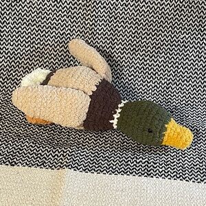 Handmade Crochet Mallard Duck Plushie